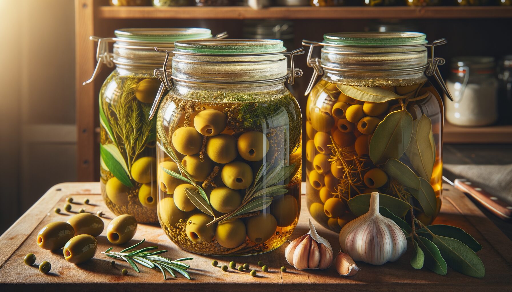 Oliven einlegen — Konservierung im Glas